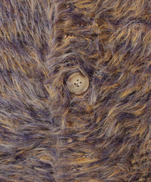 International Gallery BEAMS（インターナショナルギャラリービームス）の「IG / シャギーニット カーディガン（カーディガン/ボレロ・メンズ・パープル系その他/ブラウン系その他・M/L）」の10枚目の写真