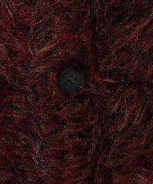 International Gallery BEAMS（インターナショナルギャラリービームス）の「IG / シャギーニット カーディガン（カーディガン/ボレロ・メンズ・パープル系その他/ブラウン系その他・M/L）」の4枚目の写真