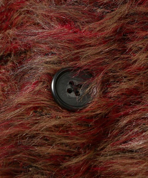 International Gallery BEAMS（インターナショナルギャラリービームス）の「IG / シャギーニット カーディガン（カーディガン/ボレロ・メンズ・パープル系その他/ブラウン系その他・M/L）」の18枚目の写真