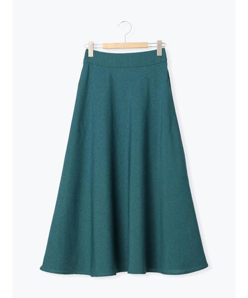 Samansa Mos2 blue(サマンサモスモスブルー)の「フレアロングスカート(スカート・レディース・ブラック/グリーン/マスタード・フリ-)」の22枚目の写真