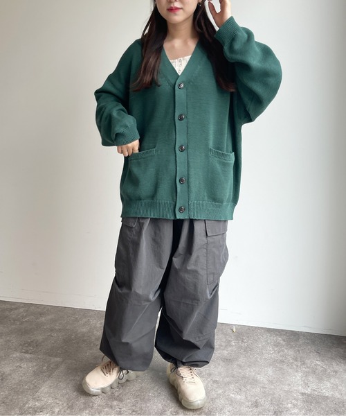 CPCM（シーピーシーエム）の「強撚カーディガン（カーディガン/ボレロ・メンズ・グレー/ブルー/グリーン・MEDIUM/LARGE）」の11枚目の写真