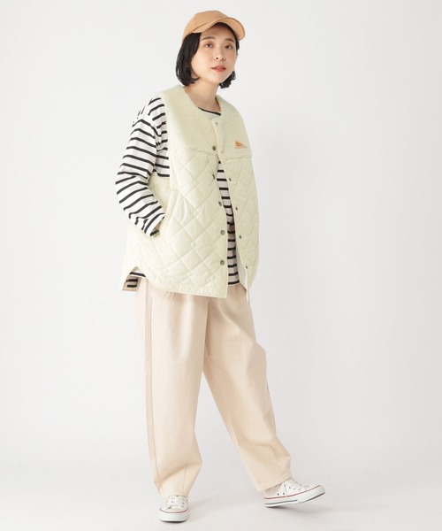 studio CLIP(スタディオクリップ)の「【WEB限定】《KELTY》切替ベスト(ベスト・レディース・ブラウン/グレー/アイボリー・FREE)」の4枚目の写真