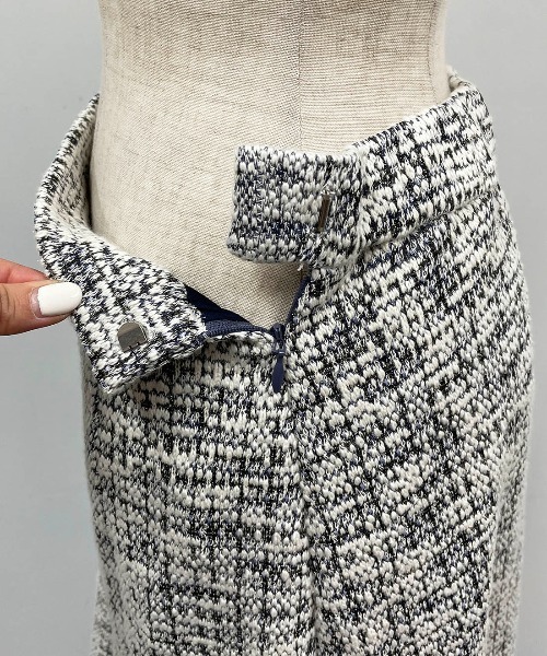 PICCIN（ピッチン）の「カットツイードマーメイドスカート（スカート・レディース・パープル/エメラルド・M）」の20枚目の写真