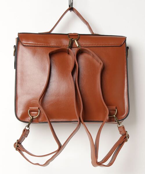 EDIT Gris（エディットグリ）の「【A4サイズ収納可能】3wayサッチェルバッグ（ショルダーバッグ・レディース・ブラウン/ブラック・FREE）」の8枚目の写真