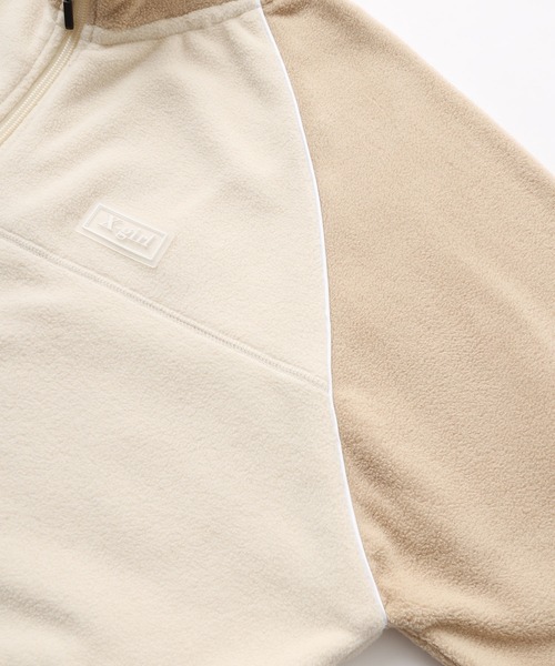 X girl-ジャケット RAGLAN FLEECE JACKET レディース 楽天市場】X-girl エックスガール アウター RAGLAN FLEECE