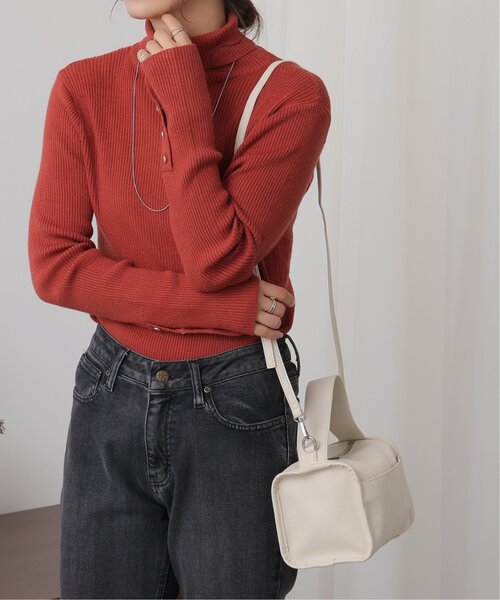 frames RAY CASSIN(フレームスレイカズン)の「スクエアバッグ(ハンドバッグ・レディース・グリーン/オフホワイト/ブラック・FREE)」の13枚目の写真