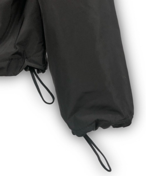 XU（エックスユー）の「【XU/エックスユー】military hood jacket / ジップアップジャケット ジップジャケット フード付き アウター 羽織り 秋服 冬服 オーバーサイズ ビッグサイズ（ミリタリージャケット・メンズ・ブラック・ONE SIZE）」の11枚目の写真