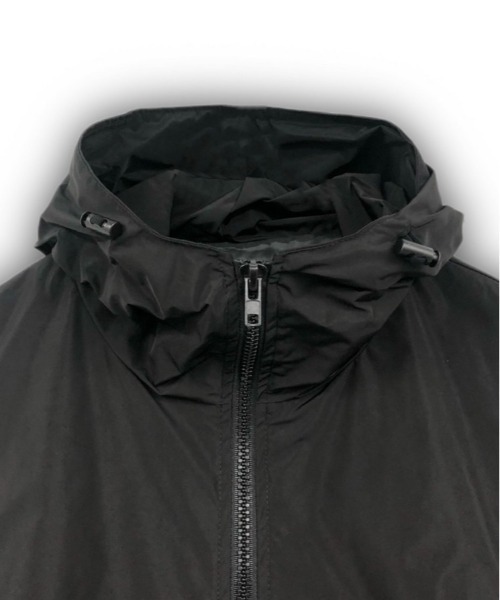 XU（エックスユー）の「【XU/エックスユー】military hood jacket / ジップアップジャケット ジップジャケット フード付き アウター 羽織り 秋服 冬服 オーバーサイズ ビッグサイズ（ミリタリージャケット・メンズ・ブラック・ONE SIZE）」の12枚目の写真