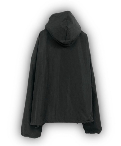 XU（エックスユー）の「【XU/エックスユー】military hood jacket / ジップアップジャケット ジップジャケット フード付き アウター 羽織り 秋服 冬服 オーバーサイズ ビッグサイズ（ミリタリージャケット・メンズ・ブラック・ONE SIZE）」の10枚目の写真