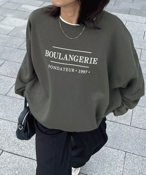 Chillfar(チルファー)の「アソートプリントロゴスウェット(スウェット・レディース・杢グレー/アイボリー系/カーキ系1/ブラック×ホワイト/ブラウン系/ダークグリーン系1/ブラック系/アイボリー系3/レッド系/オートミール/ブラウン系1/カーキ系/グレー系/アイボリー系4/レッド系1/ホワイト×ネイビー/アイボリー系1/ネイビー系/チャコール/アイボリー系2/ネイビー系1/ホワイト×ブラック/グレー系1/ダークグリーン系/ダークグリーン系2/ブラック系1/アイボリー系6/ピンク/ホワイト系/グレー系2/グレー系3/グレー系4/グレー系5/アイボリー系5/アイボリー系7/ブルー/ネイビー系2/レッド系2・FREE)」の12枚目の写真