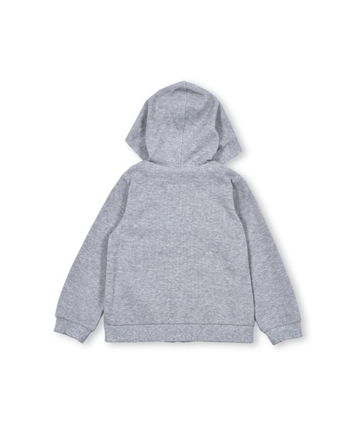 BeBe（ベベ）の「BeBe/ローゲージワッフル取り外し可能フード付きフリルポケットパーカー(90~150cm)（パーカー・キッズ・ブルー/グレー・130/140/150/120/100/110/90）」の8枚目の写真