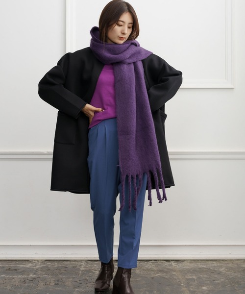 ZAKKA-BOX（ザッカボックス）の「美脚テーパードパンツ（その他パンツ・レディース・ブルー/グリーン/グレー系その他/ブラック・M/L）」の6枚目の写真