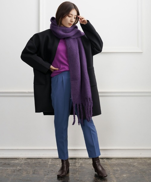 ZAKKA-BOX（ザッカボックス）の「美脚テーパードパンツ（その他パンツ・レディース・ブルー/グリーン/グレー系その他/ブラック・M/L）」の7枚目の写真
