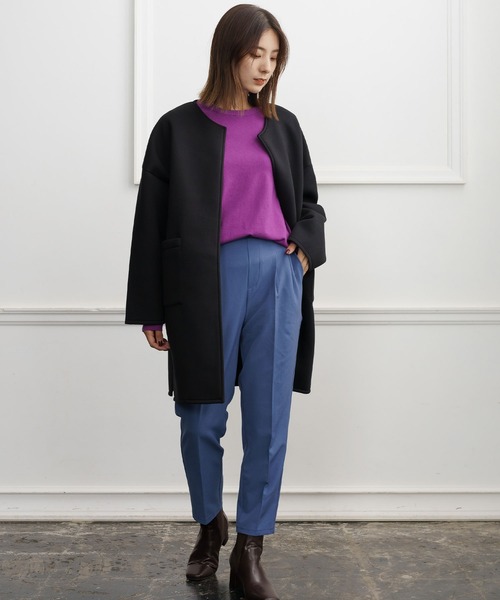 ZAKKA-BOX（ザッカボックス）の「美脚テーパードパンツ（その他パンツ・レディース・ブルー/グリーン/グレー系その他/ブラック・M/L）」の9枚目の写真
