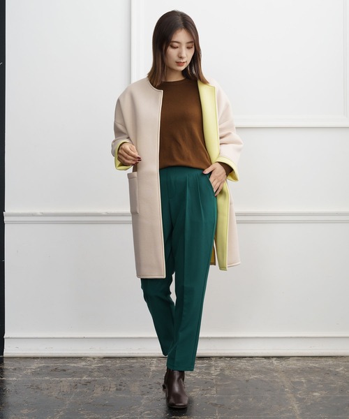 ZAKKA-BOX（ザッカボックス）の「美脚テーパードパンツ（その他パンツ・レディース・ブルー/グリーン/グレー系その他/ブラック・M/L）」の12枚目の写真