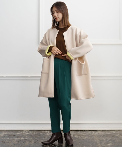ZAKKA-BOX（ザッカボックス）の「美脚テーパードパンツ（その他パンツ・レディース・ブルー/グリーン/グレー系その他/ブラック・M/L）」の14枚目の写真