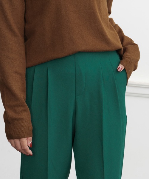 ZAKKA-BOX（ザッカボックス）の「美脚テーパードパンツ（その他パンツ・レディース・ブルー/グリーン/グレー系その他/ブラック・M/L）」の17枚目の写真