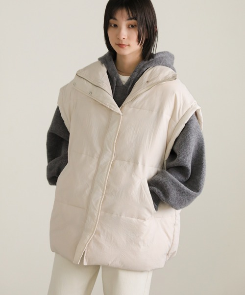 select MOCA(セレクトモカ)の「ニットフーディープルオーバー(ニット/セーター・レディース・アイボリー/グレー/カーキオリーブ・FREE)」の10枚目の写真