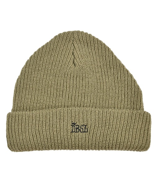 DOUBLE STEAL（ダブルスティール）の「King D Knit Cap（ニットキャップ/ビーニー・メンズ・インディゴブルー/ブラック/グレー/マスタード/ベージュ・フリー）」の3枚目の写真