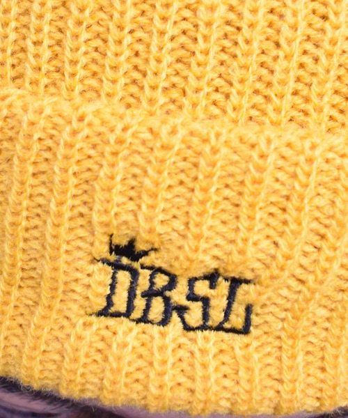 DOUBLE STEAL（ダブルスティール）の「King D Knit Cap（ニットキャップ/ビーニー・メンズ・インディゴブルー/ブラック/グレー/マスタード/ベージュ・フリー）」の9枚目の写真
