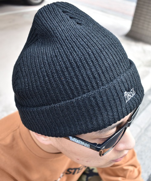 DOUBLE STEAL（ダブルスティール）の「King D Knit Cap（ニットキャップ/ビーニー・メンズ・インディゴブルー/ブラック/グレー/マスタード/ベージュ・フリー）」の17枚目の写真