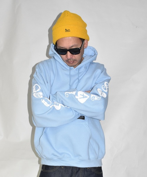 DOUBLE STEAL（ダブルスティール）の「King D Knit Cap（ニットキャップ/ビーニー・メンズ・インディゴブルー/ブラック/グレー/マスタード/ベージュ・フリー）」の19枚目の写真