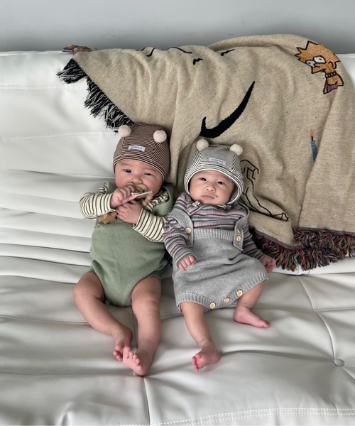 SANSeLF（サンセルフ）の「サスペンダーカラーパンツ 【SANSeLF】sank23s001（その他ベビー用品・キッズ・マスタード/ライトグリーン/ライトグレー/ブラウン・S）」の13枚目の写真