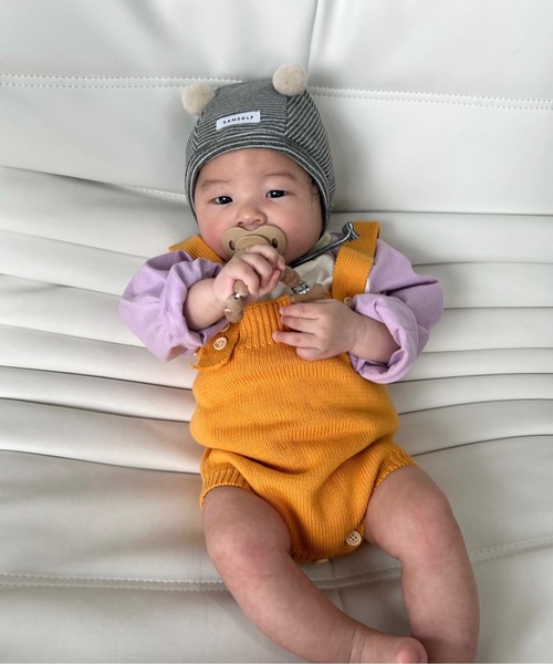 SANSeLF（サンセルフ）の「サスペンダーカラーパンツ 【SANSeLF】sank23s001（その他ベビー用品・キッズ・マスタード/ライトグリーン/ライトグレー/ブラウン・S）」の6枚目の写真