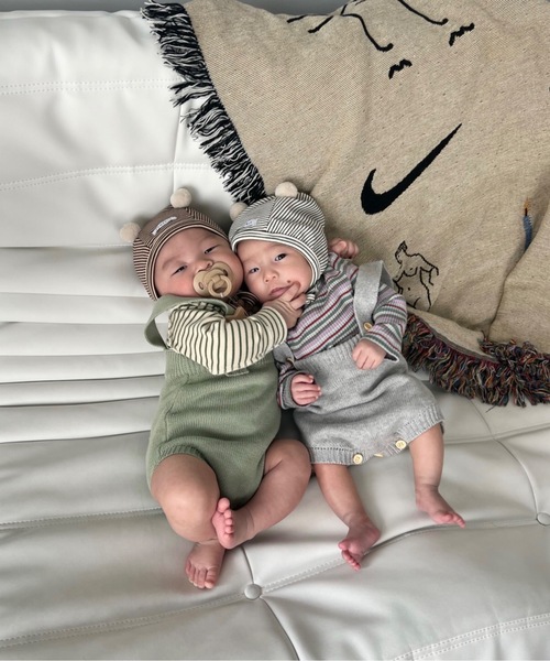 SANSeLF（サンセルフ）の「サスペンダーカラーパンツ 【SANSeLF】sank23s001（その他ベビー用品・キッズ・マスタード/ライトグリーン/ライトグレー/ブラウン・S）」の14枚目の写真