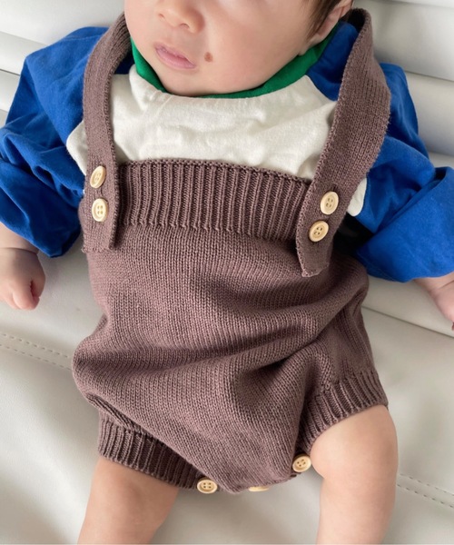 SANSeLF（サンセルフ）の「サスペンダーカラーパンツ 【SANSeLF】sank23s001（その他ベビー用品・キッズ・マスタード/ライトグリーン/ライトグレー/ブラウン・S）」の12枚目の写真