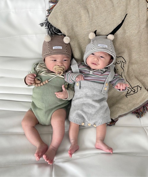 SANSeLF（サンセルフ）の「サスペンダーカラーパンツ 【SANSeLF】sank23s001（その他ベビー用品・キッズ・マスタード/ライトグリーン/ライトグレー/ブラウン・S）」の15枚目の写真