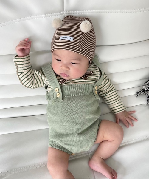 SANSeLF（サンセルフ）の「サスペンダーカラーパンツ 【SANSeLF】sank23s001（その他ベビー用品・キッズ・マスタード/ライトグリーン/ライトグレー/ブラウン・S）」の8枚目の写真