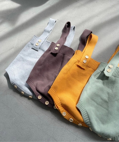 SANSeLF（サンセルフ）の「サスペンダーカラーパンツ 【SANSeLF】sank23s001（その他ベビー用品・キッズ・マスタード/ライトグリーン/ライトグレー/ブラウン・S）」の19枚目の写真