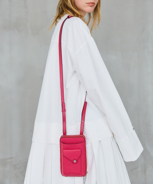 casane（カサネ）の「マルチスマホストラップケース（ショルダーバッグ・レディース・ベージュ/ピンク/ブラック・FREE）」の13枚目の写真