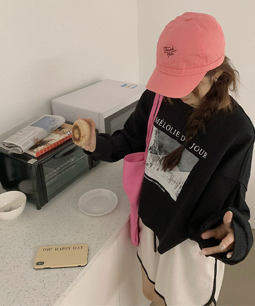 c.u.l(シーユーエル)の「クロップド丈プリントロンティー culw324(Tシャツ/カットソー・レディース・ベージュ/ブラック/アイボリー・FREE)」の17枚目の写真