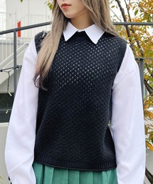 Figments | メッシュニットベスト(ベスト)