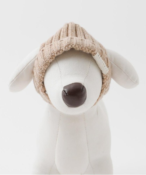 moncheri（モンシェリ）の「ドッグニット帽 / 犬服 / ドッグウェア（ペットウェア・レディース・ベージュ/グレー/ブルー・M/S/L）」の20枚目の写真