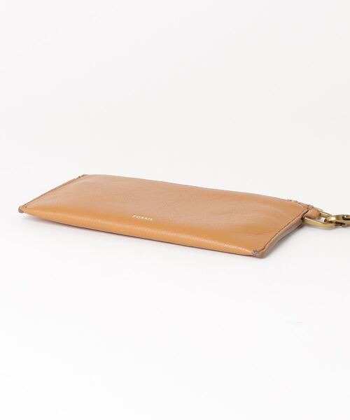 FOSSIL（フォッシル）の「フォッシル リストレット レディース レザー キャメル スマホ収納可 SLG1575235（ハンドバッグ・レディース・キャメル・FREE）」の6枚目の写真