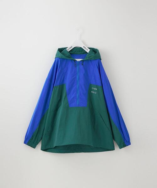 CITEN(シテン)の「<CITEN>ヒュージ アノラックジャケット(ナイロンジャケット・メンズ・コバルトブルー/ブラック/ナチュラル・FREE)」の1枚目の写真