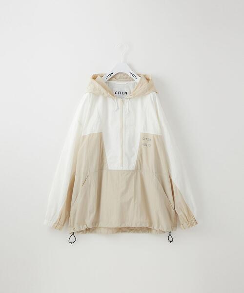 CITEN(シテン)の「<CITEN>ヒュージ アノラックジャケット(ナイロンジャケット・メンズ・コバルトブルー/ブラック/ナチュラル・FREE)」の15枚目の写真