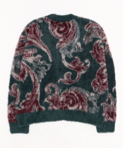 LUSOR(ルーソル)の「LUSOR(ルーソル)Nylon Shaggy CD ナイロンシャギーカーディガン(カーディガン/ボレロ・メンズ・グリーン/ブラック・M/L)」の3枚目の写真