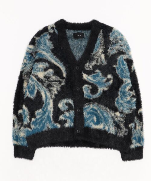 LUSOR(ルーソル)の「LUSOR(ルーソル)Nylon Shaggy CD ナイロンシャギーカーディガン(カーディガン/ボレロ・メンズ・グリーン/ブラック・M/L)」の12枚目の写真