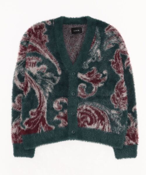 LUSOR(ルーソル)の「LUSOR(ルーソル)Nylon Shaggy CD ナイロンシャギーカーディガン(カーディガン/ボレロ・メンズ・グリーン/ブラック・M/L)」の10枚目の写真