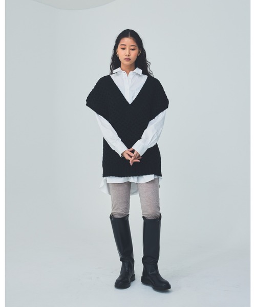 THEATRE PRODUCTS（シアタープロダクツ）の「オーバーニットベスト 