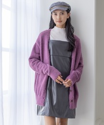 clear | フェザーロングカーディガン≪2022AW新作≫(ニット/セーター)