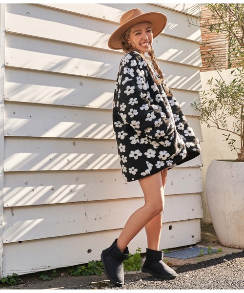 anap mimpi（アナップミンピ）の「ショートムートンブーツ（ブーツ・レディース・ブラウン/キャメル/ブラック・M/L/LL/S）」の15枚目の写真