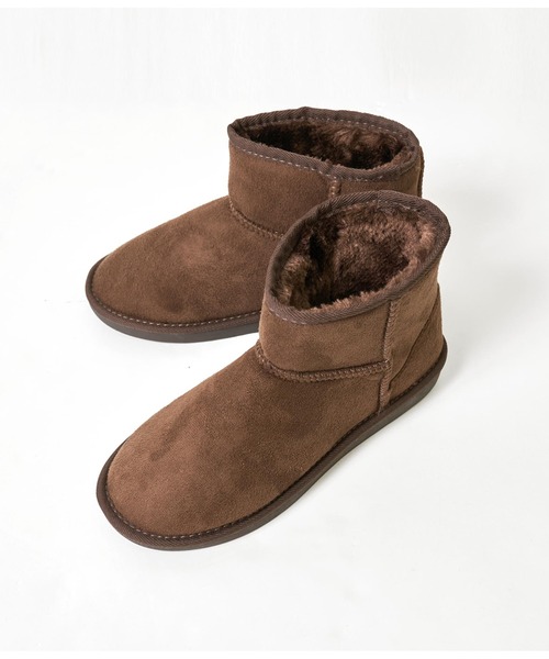 anap mimpi（アナップミンピ）の「ショートムートンブーツ（ブーツ・レディース・ブラウン/キャメル/ブラック・M/L/LL/S）」の9枚目の写真