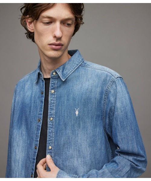ALLSAINTS（オールセインツ）の「GLEASON DENIM SHIRT | GLEASON