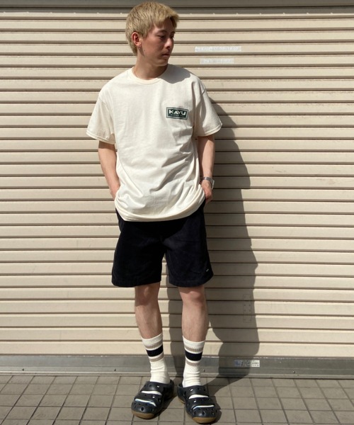 rip curl(リップカール)の「RIP CURL/リップカール ハーフパンツ コーデュロイ ウエスト紐 コットン 00XMWS(その他パンツ・メンズ・ブラック/ブルー・M/S)」の10枚目の写真