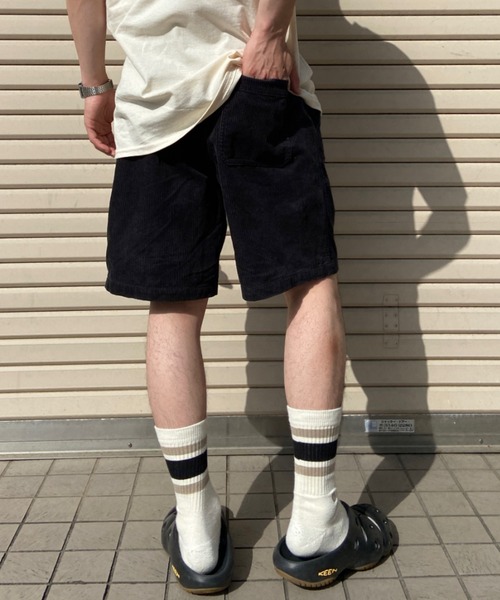 rip curl(リップカール)の「RIP CURL/リップカール ハーフパンツ コーデュロイ ウエスト紐 コットン 00XMWS(その他パンツ・メンズ・ブラック/ブルー・M/S)」の9枚目の写真